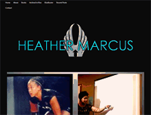 Tablet Screenshot of heathermarcus.com